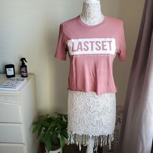 LASTSET Co. Athletic Crop Top size M